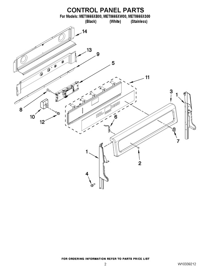 Diagram for MET8665XW00