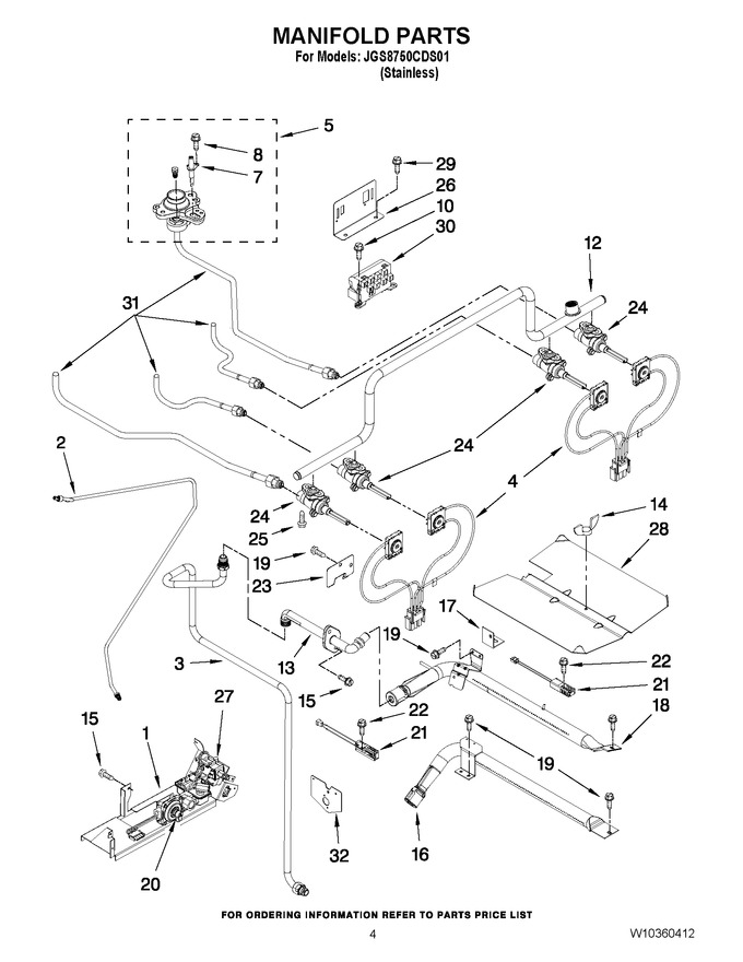 Diagram for JGS8750CDS01