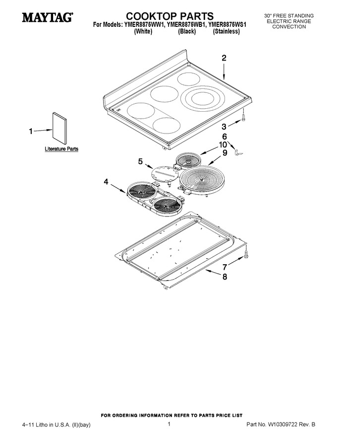 Diagram for YMER8875WW1