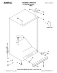 Diagram for 01 - Cabinet Parts