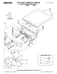 Diagram for 01 - Top And Console Parts
