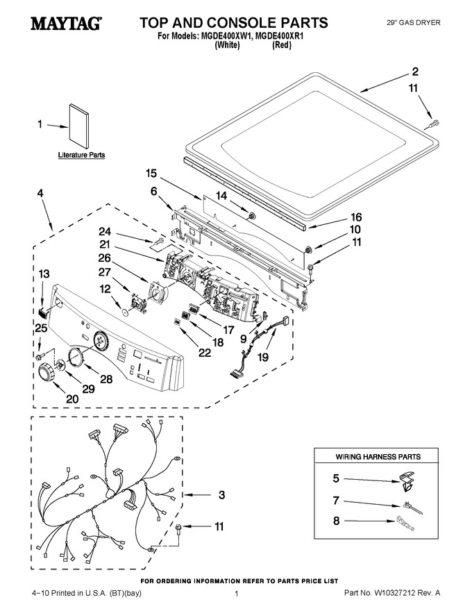 Diagram for MGDE400XW1