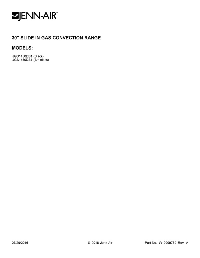 Diagram for JGS1450DS1