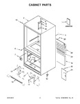 Diagram for 02 - Cabinet Parts
