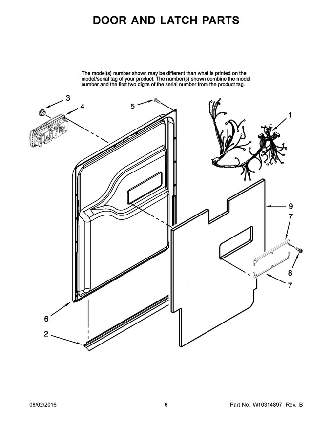 Diagram for JDB1255AWW2