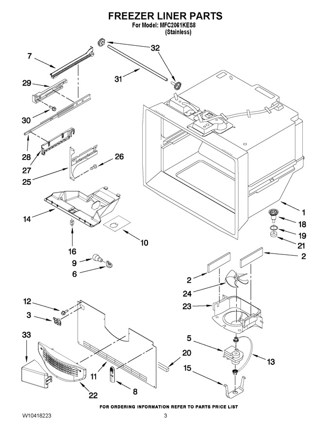 Diagram for MFC2061KES8