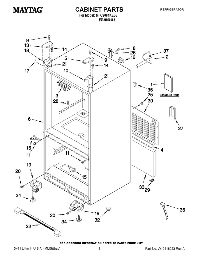 Diagram for MFC2061KES8
