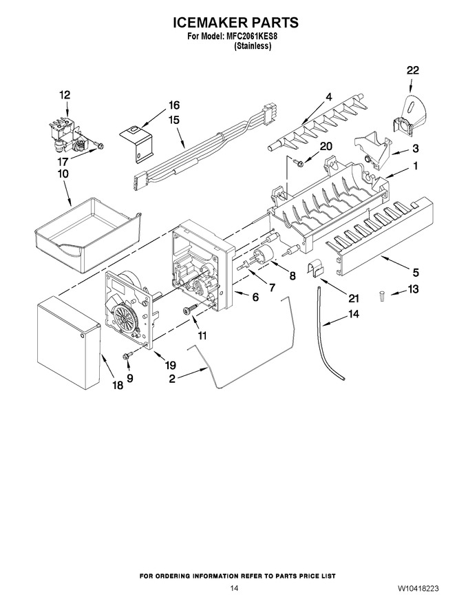 Diagram for MFC2061KES8