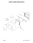 Diagram for 04 - Upper Oven Door Parts