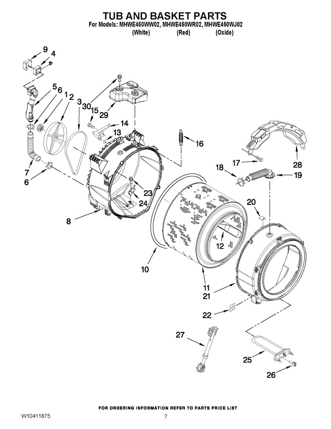 Diagram for MHWE450WW02