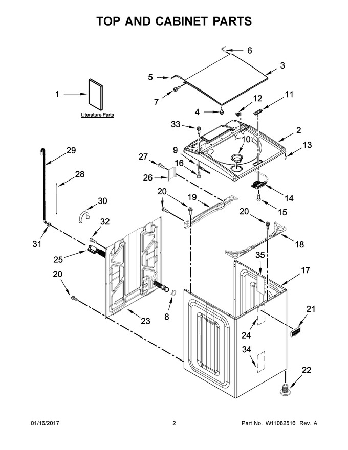Diagram for MVWB835DC0