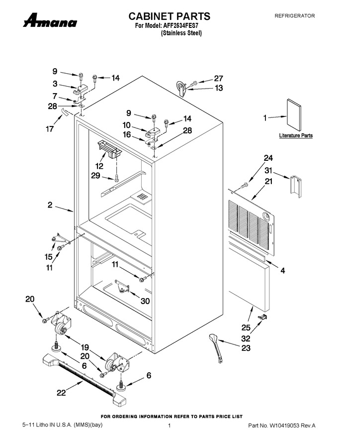 Diagram for AFF2534FES7