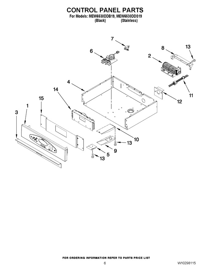 Diagram for MEW6530DDS19