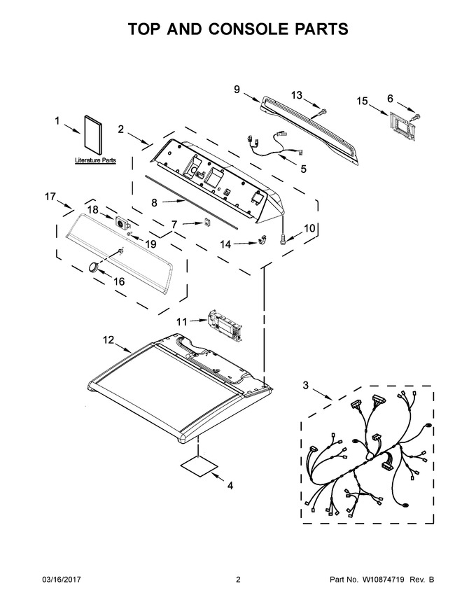 Diagram for YMEDB855DC3