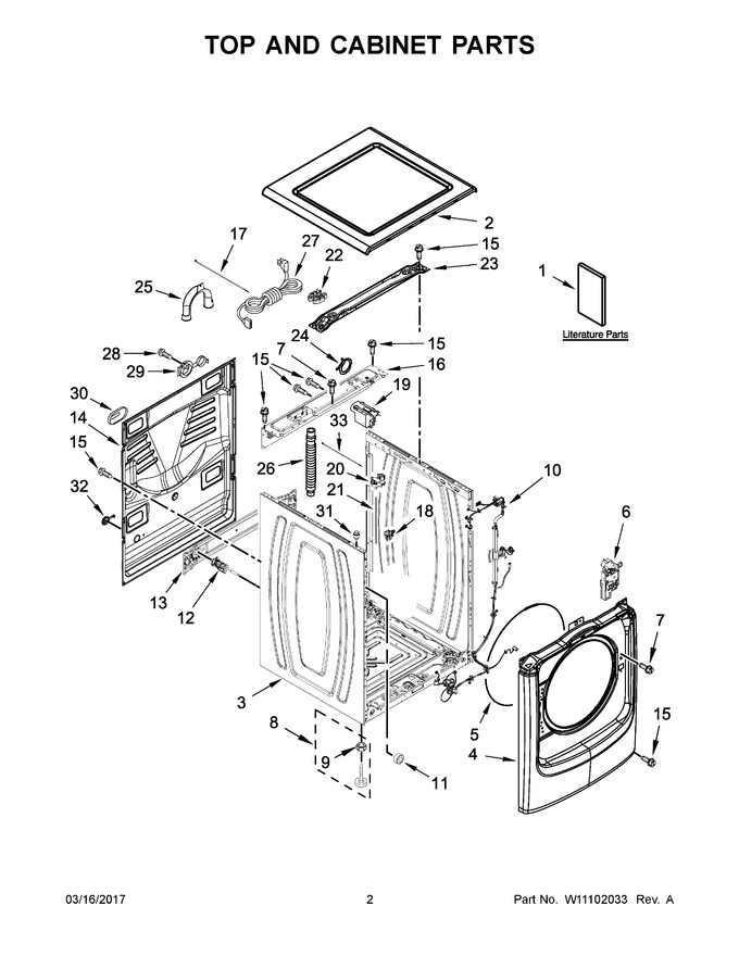 Diagram for 7MMHW5500FW1