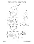 Diagram for 08 - Refrigerator Shelf Parts