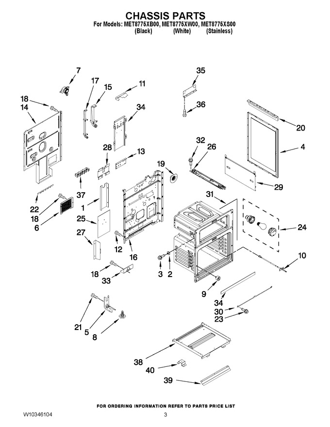 Diagram for MET8775XS00