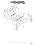 Diagram for 02 - Control Panel Parts