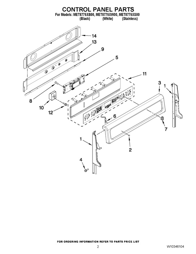Diagram for MET8775XW00