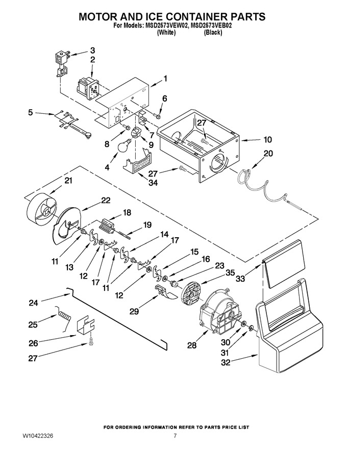 Diagram for MSD2573VEB02