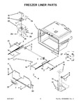 Diagram for 04 - Freezer Liner Parts
