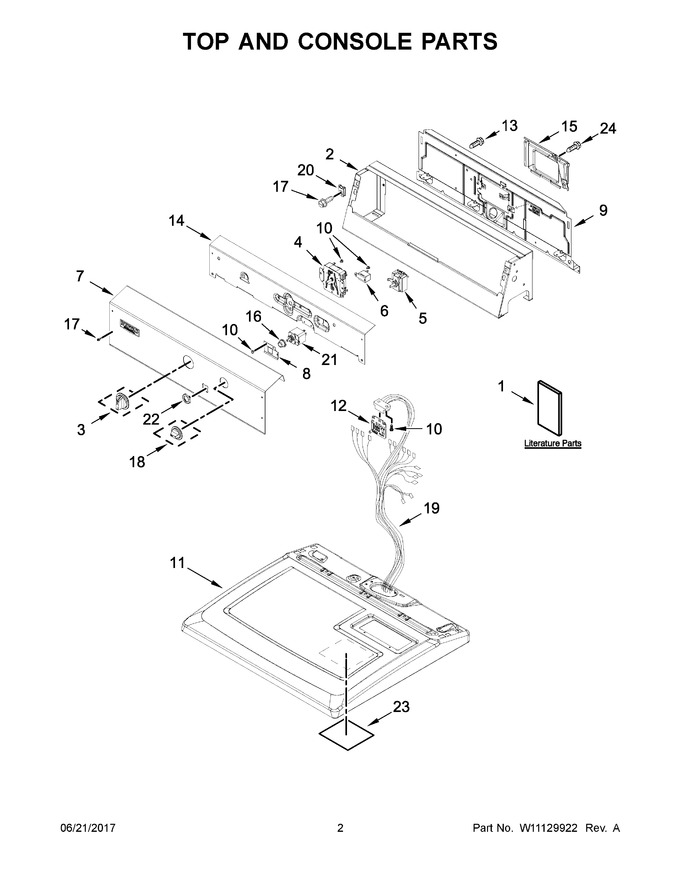 Diagram for MGDP575GW0