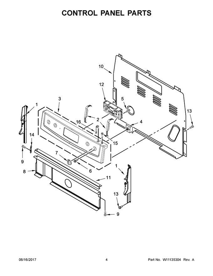Diagram for YACR4303MFW1