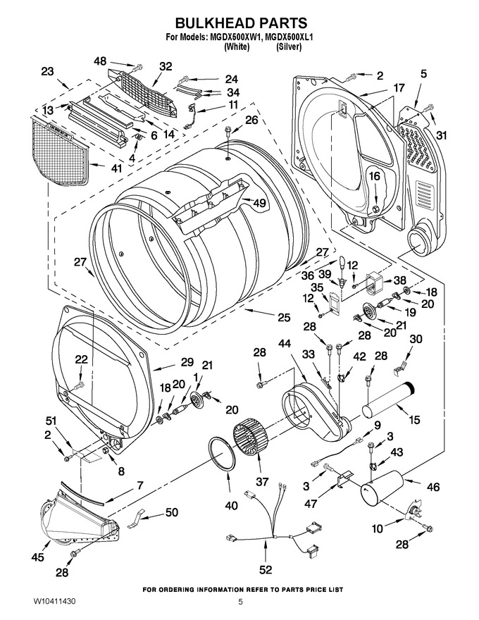 Diagram for MGDX500XW1