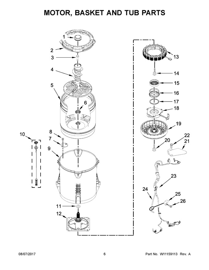 Diagram for MVWB865GW0