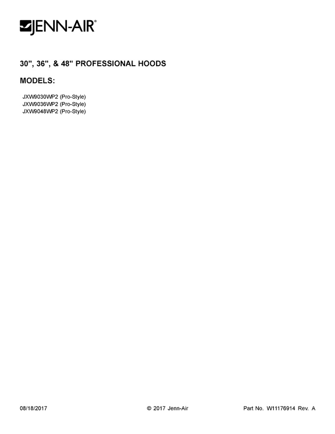 Diagram for JXW9036WP2