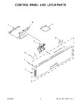 Diagram for 03 - Control Panel And Latch Parts
