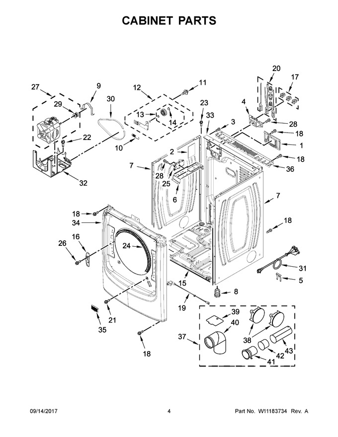 Diagram for YMED3500FW1