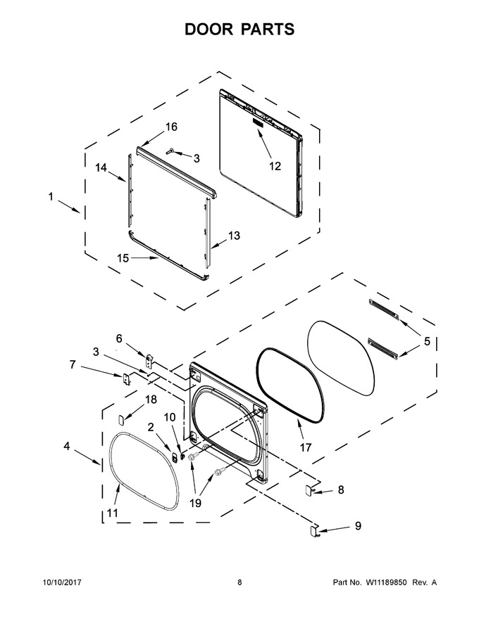 Diagram for MGDB855DW4