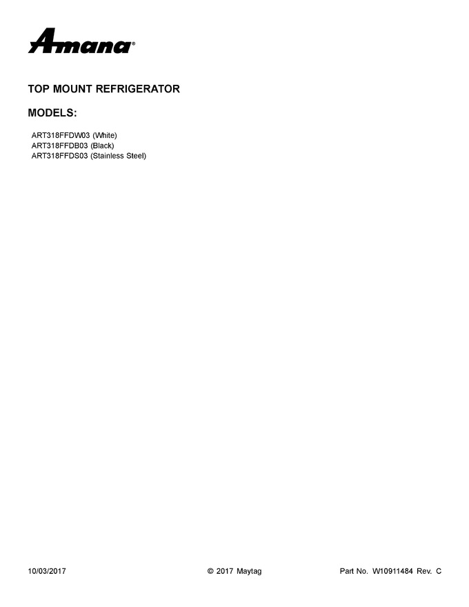 Diagram for ART318FFDW03