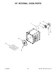 Diagram for 11 - 18" Internal Oven Parts