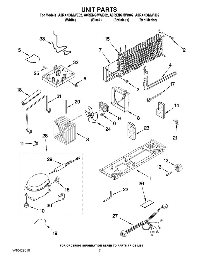 Diagram for A8RXNGMWB02