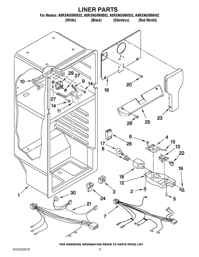 Diagram for A8RXNGMWB02