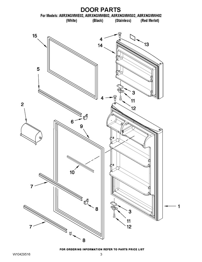 Diagram for A8RXNGMWB02