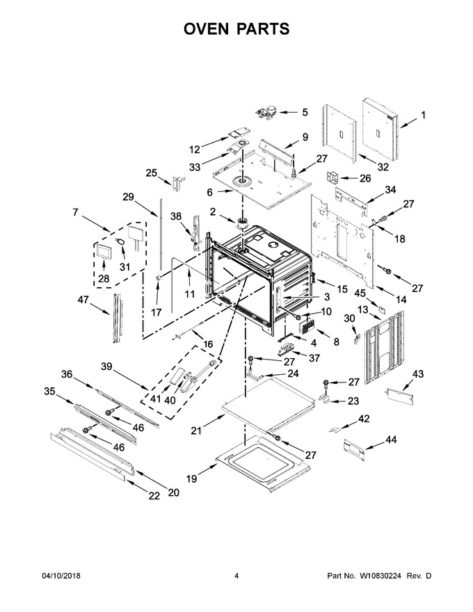 Diagram for JJW3830DB01