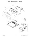 Diagram for 02 - Top And Console Parts