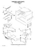 Diagram for 03 - Freezer Liner Parts