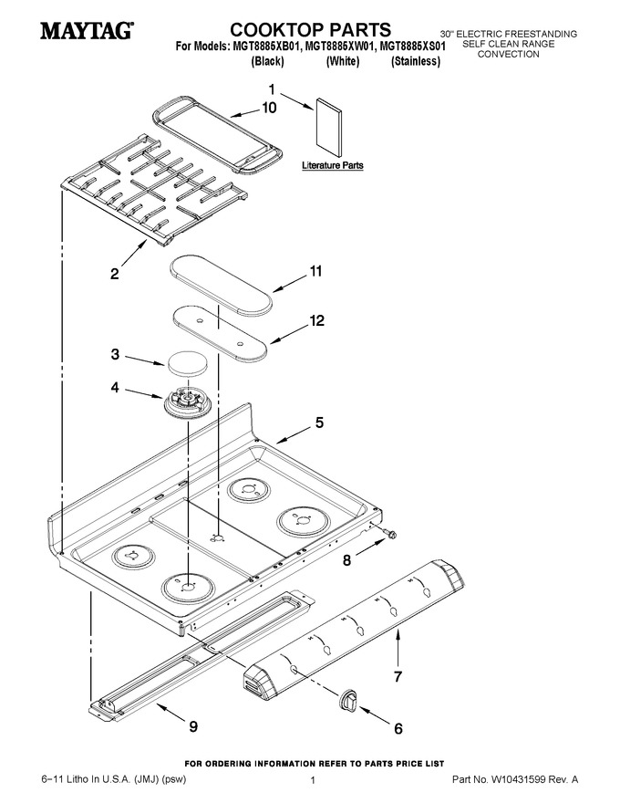 Diagram for MGT8885XW01