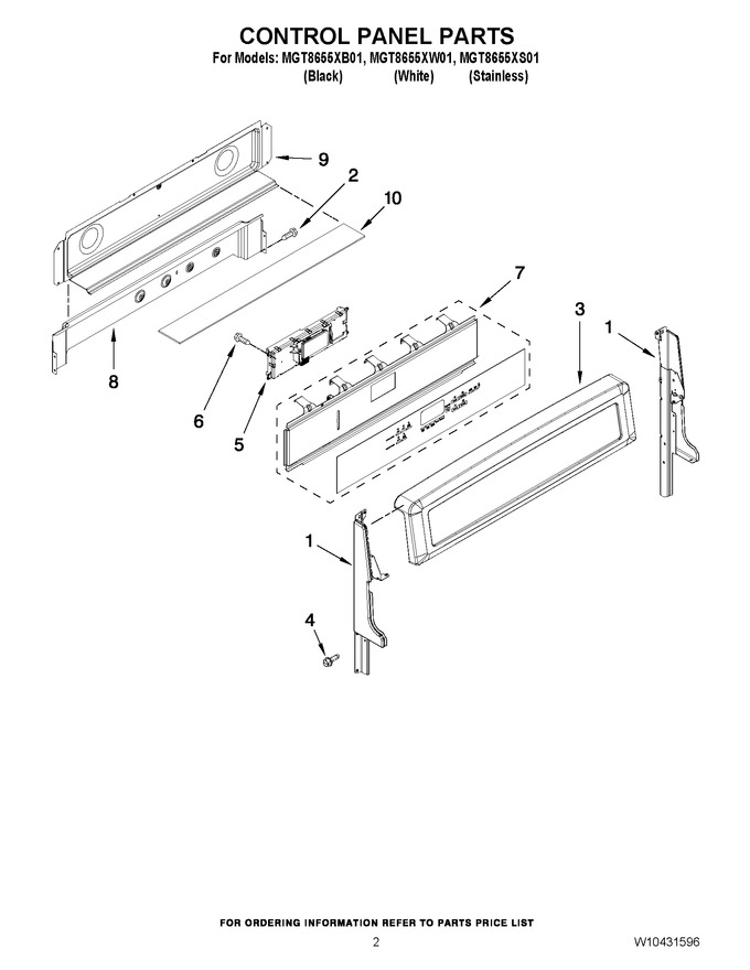 Diagram for MGT8655XW01