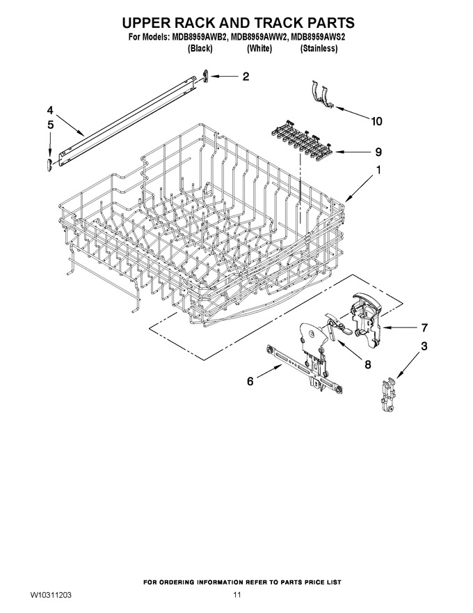 Diagram for MDB8959AWW2