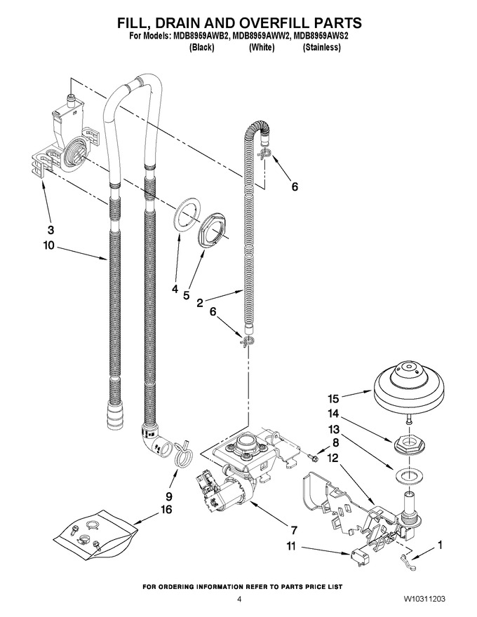 Diagram for MDB8959AWW2