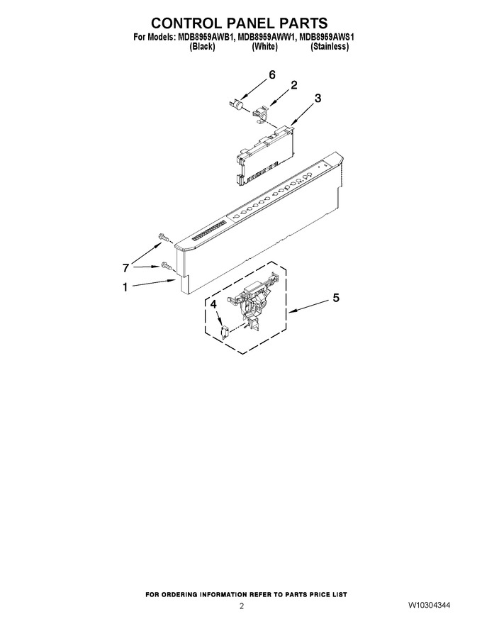 Diagram for MDB8959AWW1