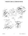 Diagram for 04 - Freezer Liner & Icemaker Parts