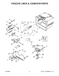 Diagram for 04 - Freezer Liner & Icemaker Parts