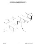 Diagram for 04 - Upper Oven Door Parts