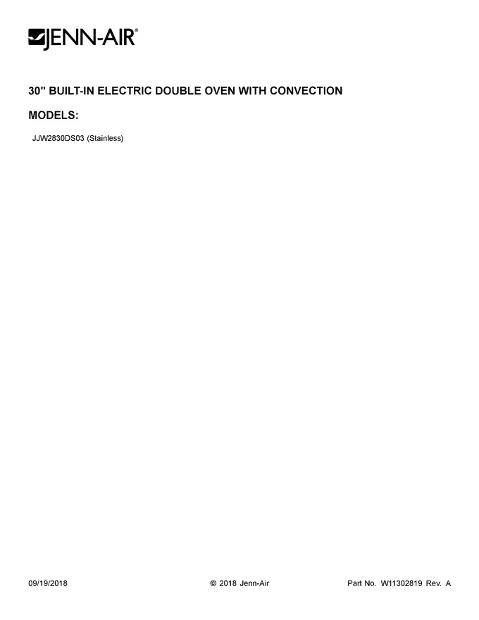 Diagram for JJW2830DS03